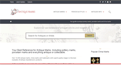 Desktop Screenshot of antique-marks.com
